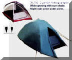 Model:OUT03   4 sided semi circular tent.