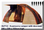 tent for 6 persons